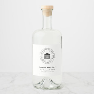 Logo d'entreprise   Name   Étiquettes de bouteille