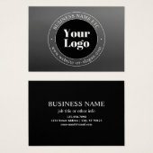 Logo d'entreprise ou design & texte modifiable (Devant & derrière)