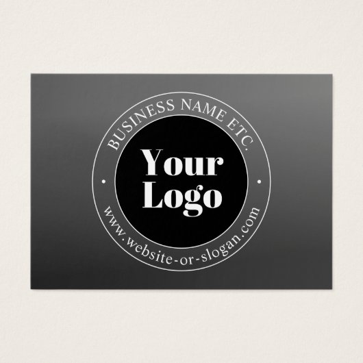 Logo d'entreprise ou design & texte modifiable (Devant)