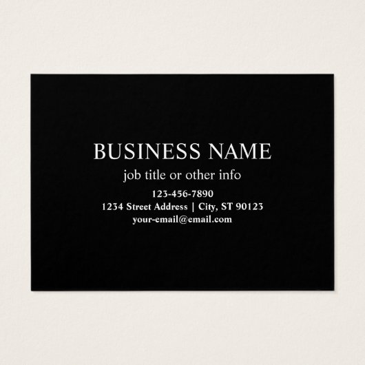 Logo d'entreprise ou design & texte modifiable (Dos)