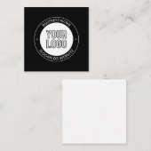 Logo d'entreprise ou Modèle de texte de conception (Devant / Derrière)