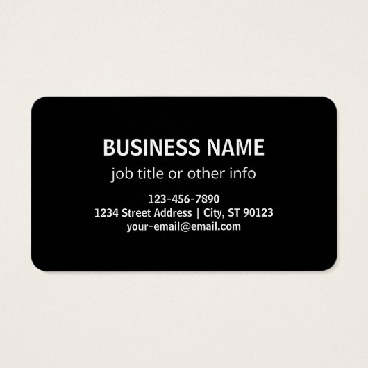 Logo d'entreprise ou toute image et texte modifiab (Dos)