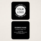 Logo d'entreprise ou toute image et texte modifiab (Devant & derrière)