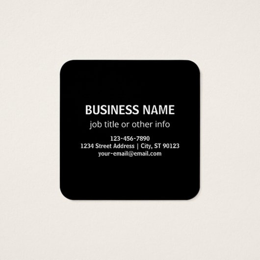 Logo d'entreprise ou toute image et texte modifiab (Dos)