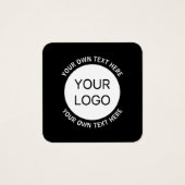 Logo d'entreprise ou toute image et texte modifiab (Devant)