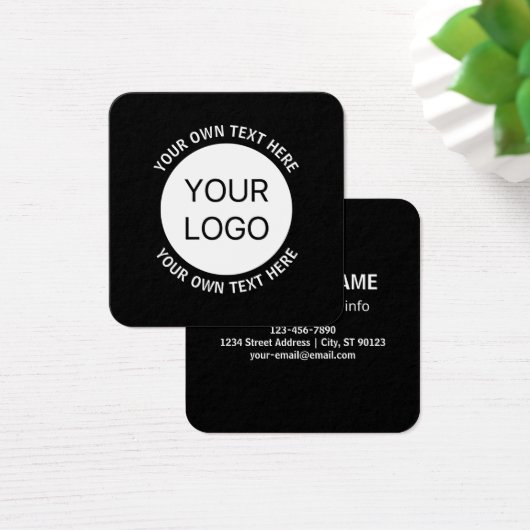 Logo d'entreprise ou toute image et texte modifiab (Bureau)