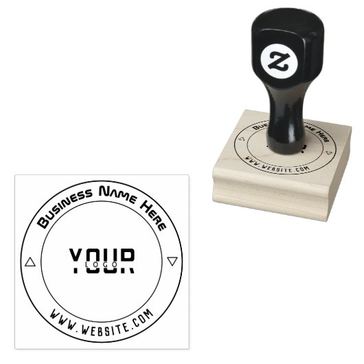 Logo d'entreprise personnalisable Tampon auto-encr (Tamponné)