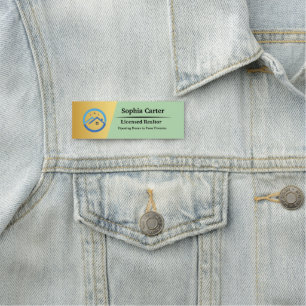 Logo d'entreprise personnalisé Badge magnétique po