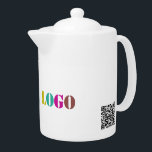 Logo d'entreprise personnalisé Don de théière prom<br><div class="desc">Teapots with Custom Company Logo Your Business Promotional Personalized Gift - Make Unique Your Own Design - Ajouter votre logo / image / ou texte / plus - Redimensionner et déplacer ou supprimer et ajouter des éléments / image avec outil de personnalisation. Choisissez / ajoutez vos couleurs préférées arrière -...</div>