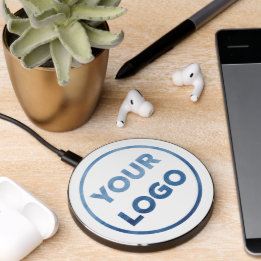 Logo d'entreprise personnalisé en blanc