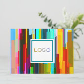 Logo d'entreprise personnalisé et carte de signatu (Debout devant)