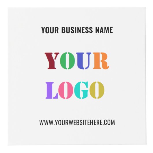 Logo d'entreprise personnalisé et Cube promotionne (Dos)