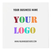 Logo d'entreprise personnalisé et Cube promotionne (Devant)