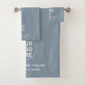 Logo d'entreprise personnalisé et texte l Dusty Bl (En situation)