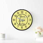 Logo d'entreprise personnalisé Grande horloge (Maison)