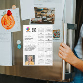 Logo d'entreprise personnalisé Magnet Calendrier d