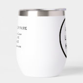 Logo d'entreprise personnalisé Nom Adresse Site We (Gauche)