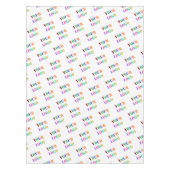 Logo d'entreprise personnalisé photo nappe promoti (Devant)