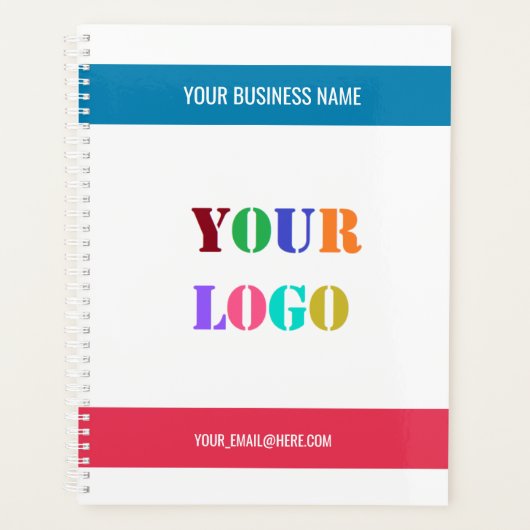 Logo d'entreprise personnalisé Planificateur de te (Devant)