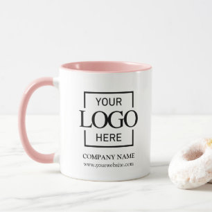 Logo d'entreprise personnalisé sur mug personnalis