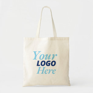 Logo d'entreprise personnalisé sur sacs cabas 