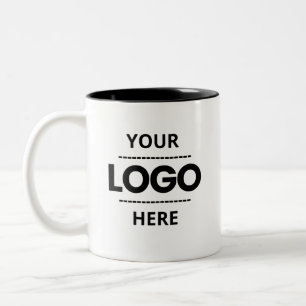 Logo d'entreprise personnalisé sur un mug promotio