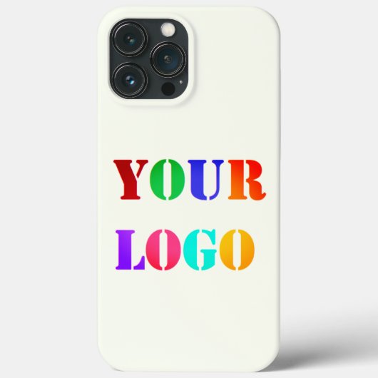 Logo d'entreprise personnalisé Votre coque iphone  (Verso)