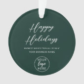 Logo d'entreprise pour les vœux de fête (devant)