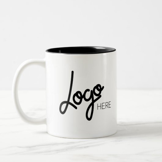Logo d'entreprise Promotion Marque Café Mug (Gauche)