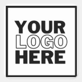Logo d'entreprise promotionnel Autocollant de marq (Devant)