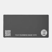 Logo d'entreprise promotionnel et code QR gris mod (Recto)