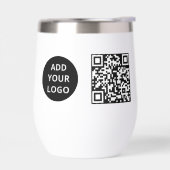 Logo d'entreprise promotionnel et code QR personna (Gauche)