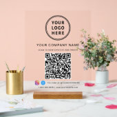 Logo d'entreprise QR Code Médias sociaux (Mariage)