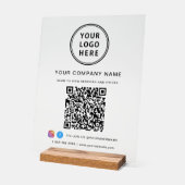 Logo d'entreprise QR Code Médias sociaux (Angle)