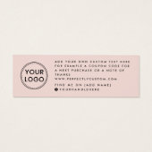 Logo d'entreprise rose vierge merci d'insérer la c (Dos)