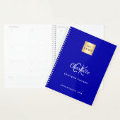 Logo d'entreprise Royal blue monogram 2025 (Devant avec enveloppe)