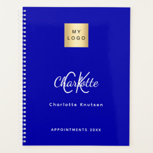 Logo d'entreprise Royal blue monogram 2025