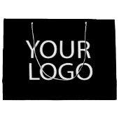 Logo d'entreprise | Sacs d'achat personnalisés ave (Dos)