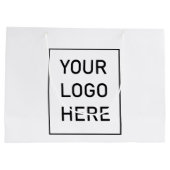 Logo d'entreprise | Sacs de courses personnalisés  (Dos)