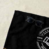 Logo d'entreprise | Serviette de plage minimaliste (En situation)