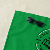 Logo d'entreprise | Serviette de plage minimaliste (En situation)