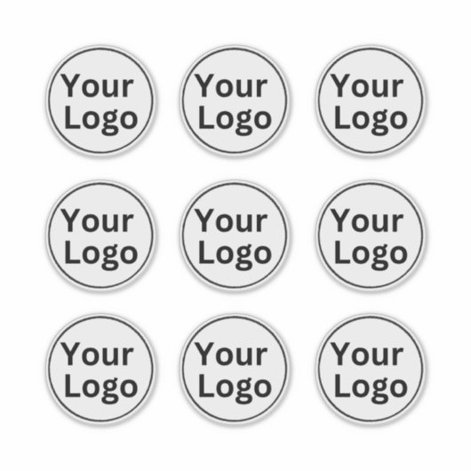 Logo d'entreprise simple Autocollants en vinyle ta (Devant)