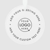 Logo d'entreprise | Simple Noël épuré minimaliste (dos)