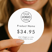Logo d'entreprise | Sticker pour étiquette de prix
