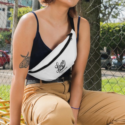 Logo d'entreprise sur Blanc, Promotion Crossbody