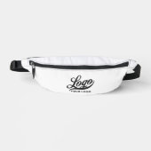 Logo d'entreprise sur Blanc, Promotion Crossbody (Recto)