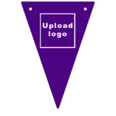 Logo d'entreprise sur la bannière de Bunting Trian (Premier drapeau)