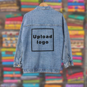 Logo d'entreprise sur la veste Denim pour femmes