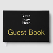 Logo d'entreprise Texte noir et or (Recto)