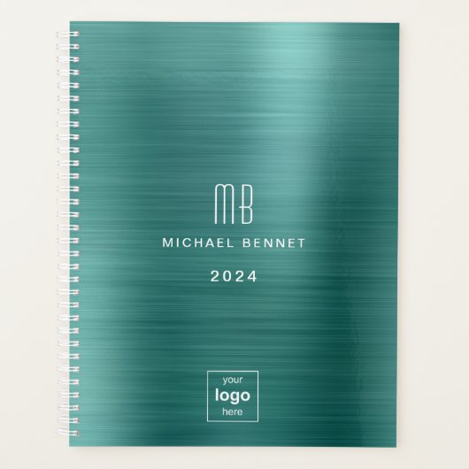 Logo d'entreprise vert élégant 2024 (Devant)